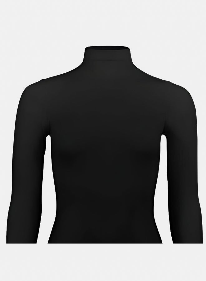 Silvy Lycra Cellina High Long Sleeves High Neck Top Underwear For Girls - Image 3